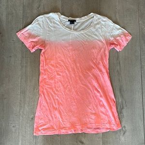 Theory Y2K baby tee dip dye